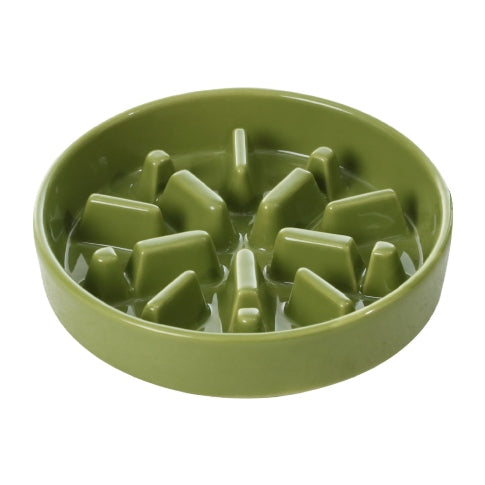 Slow Feeder Dog Bowls - Red / Green / Blue